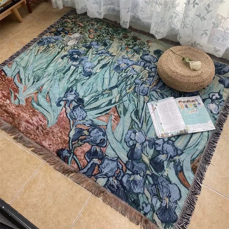 Cypress Breeze Artisanal Woven Throw