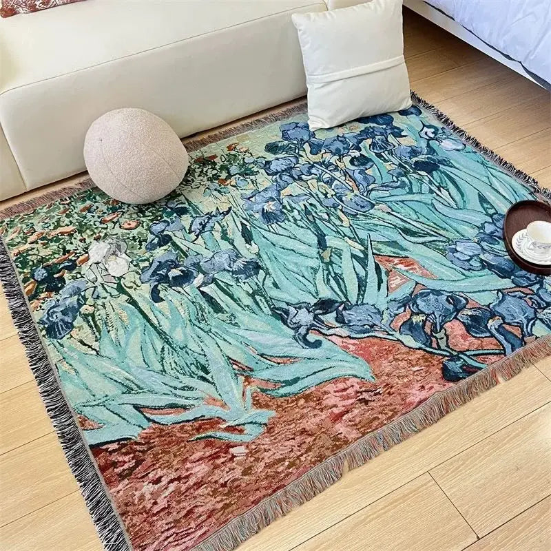 Cypress Breeze Artisanal Woven Throw