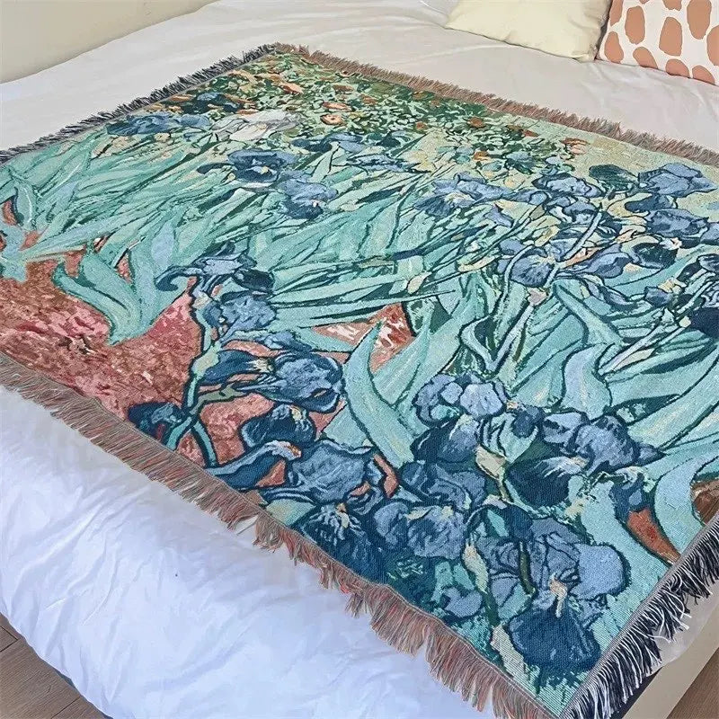 Cypress Breeze Artisanal Woven Throw