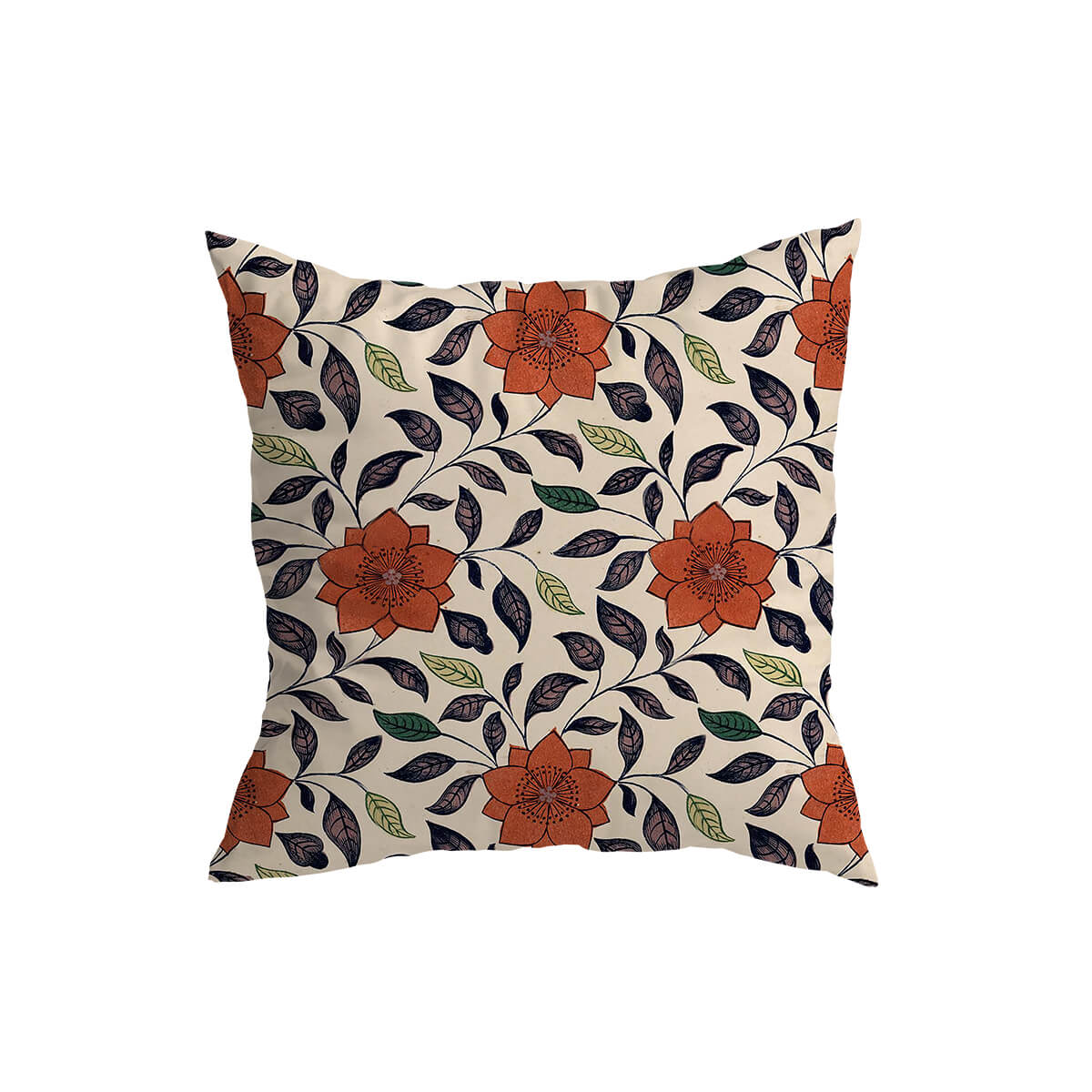 Retro Dahlia Cushion Covers Wolly