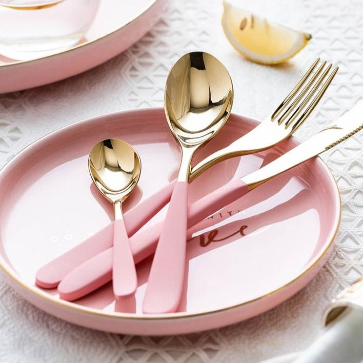 Dae Cutlery 4Pc Set Pink