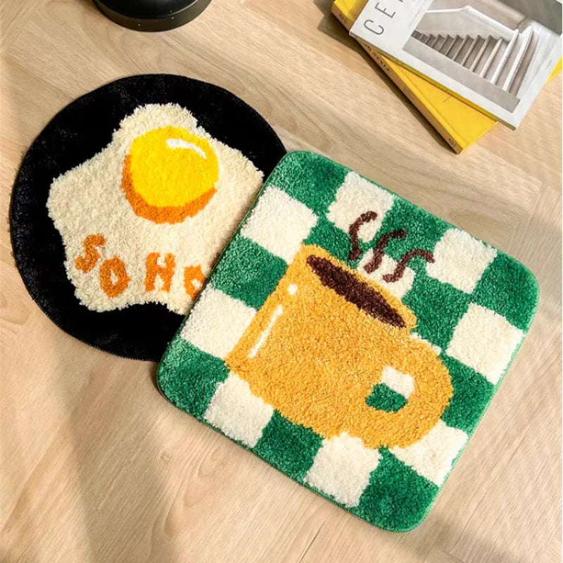 Daily Cartoons Tufting Seat Rug