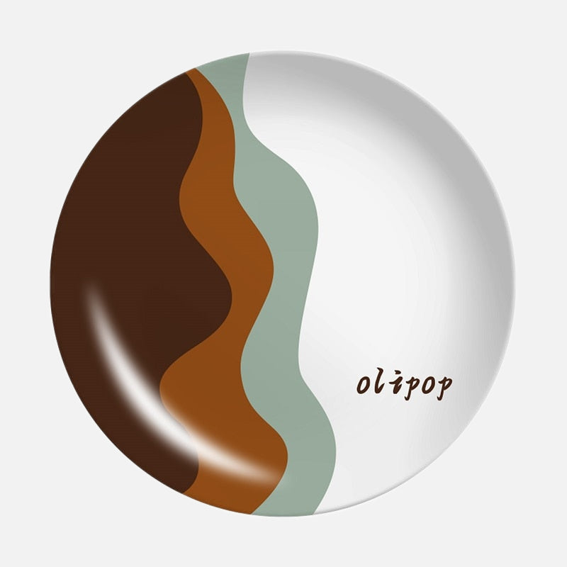 Daily Graphic Plates Chocolate