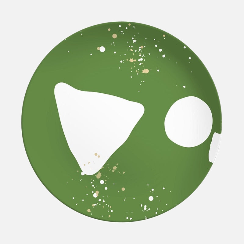 Daily Graphic Plates Green Abstract