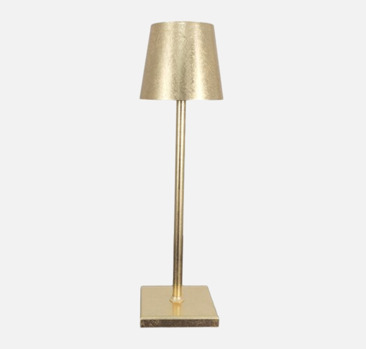 Dainty LED Cordless Table Lamp Crackled Gold