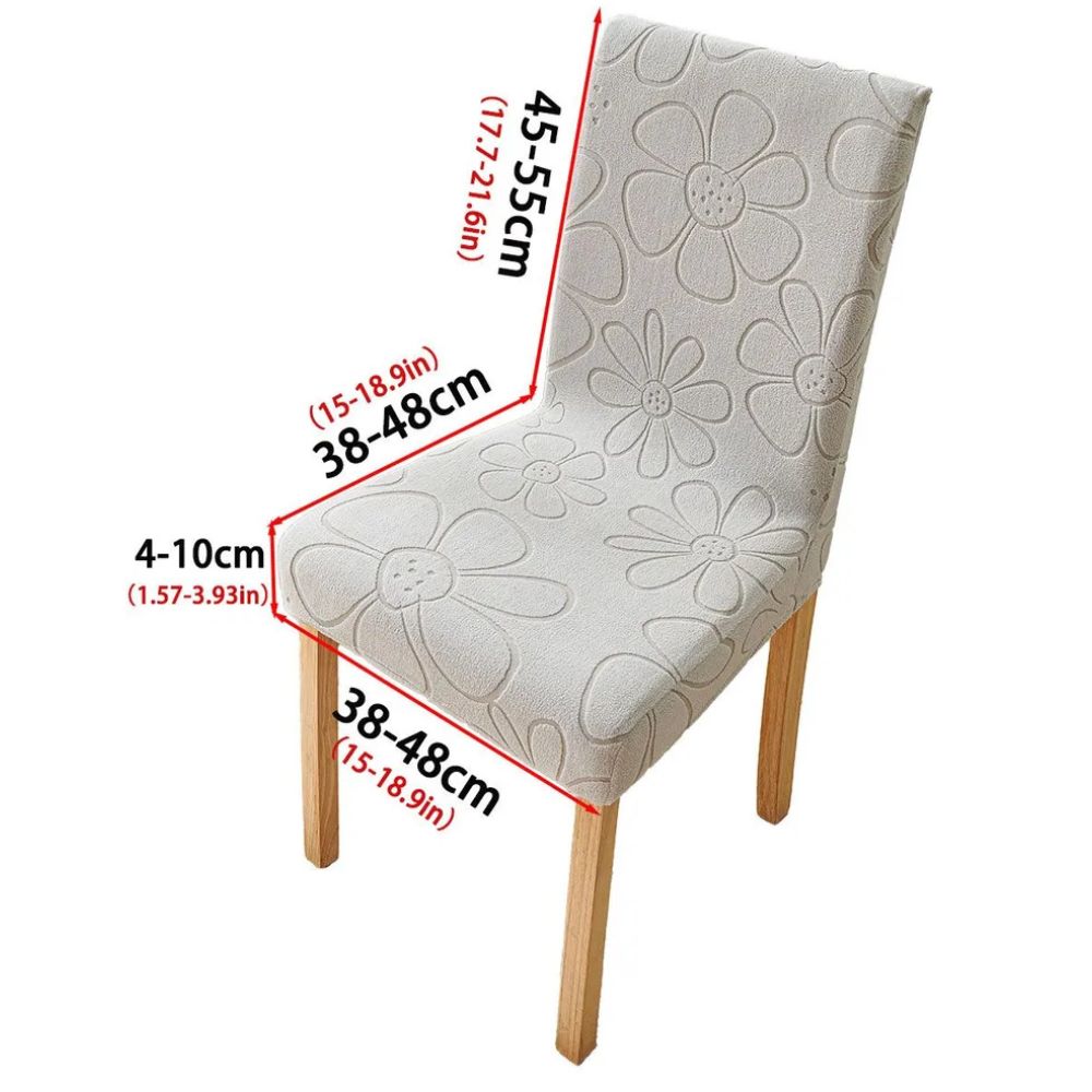 Daisy Stretch Dining Chair Cover Daisy Linen
