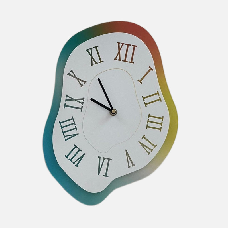 Dali Irregular Wall Clock Multicolor
