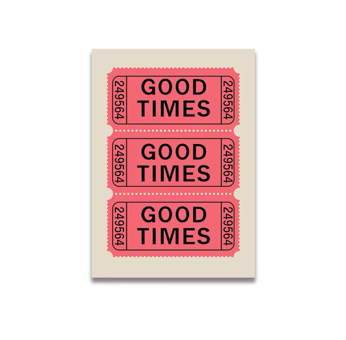 Vintage Pink Canvas Poster F