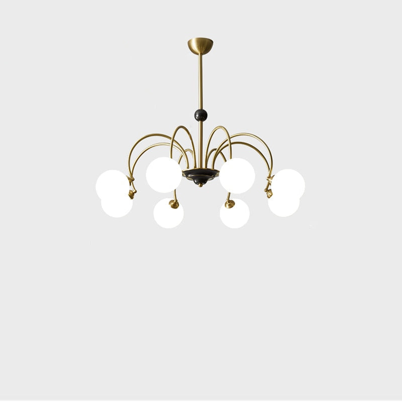 Deco Bauhaus Orb Chandelier
