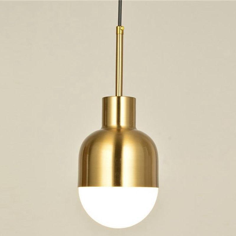 Deco Spotlight Pendant Light in Brass