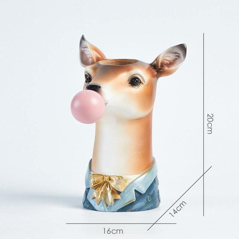 Wild Bubblegum Creature Vase