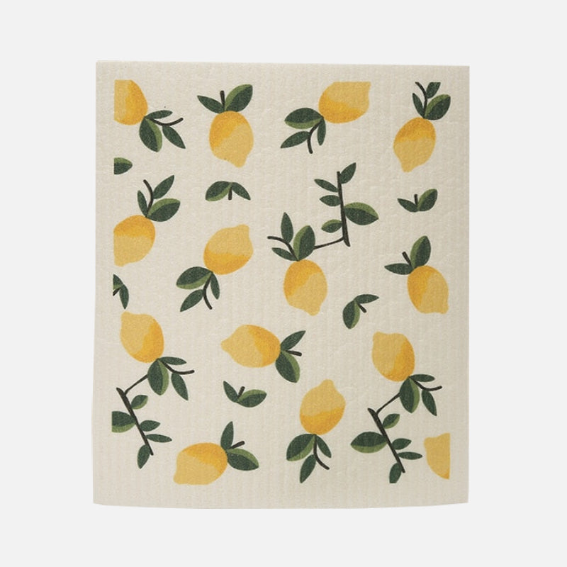 Dido Graphic Quick Drying Kitchen Towels Lemon