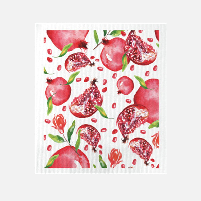 Dido Graphic Quick Drying Kitchen Towels Redcurrant