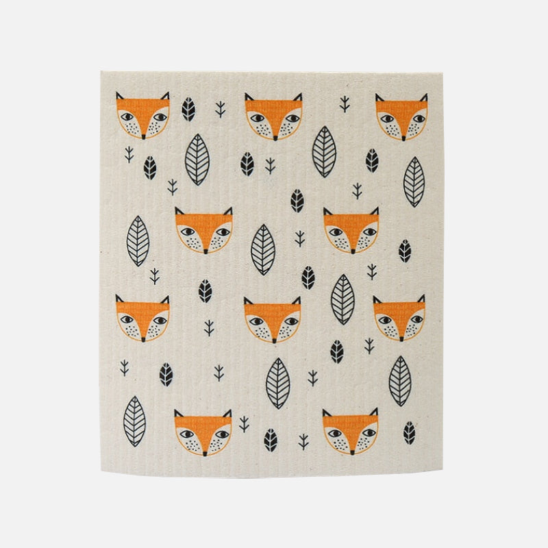 Dido Graphic Quick Drying Kitchen Towels Fox