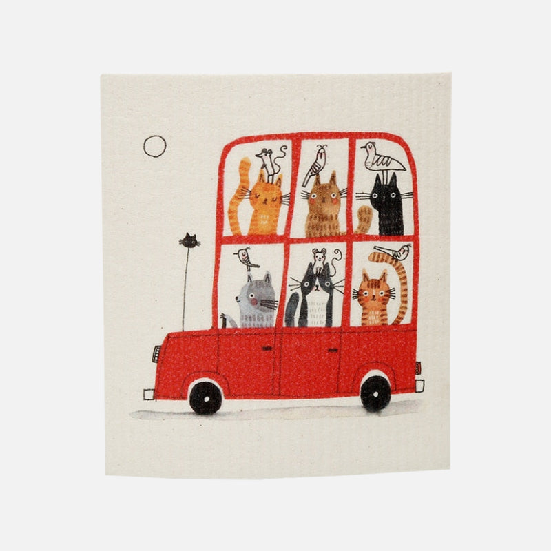 Dido Graphic Quick Drying Kitchen Towels Cats