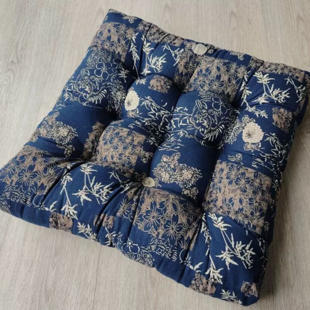 Bohemian Square Cushion Seat Pad Indio Bloom