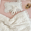 Cotton Gauze Duvet Cover Set – Ditsy Floral with Ruffles