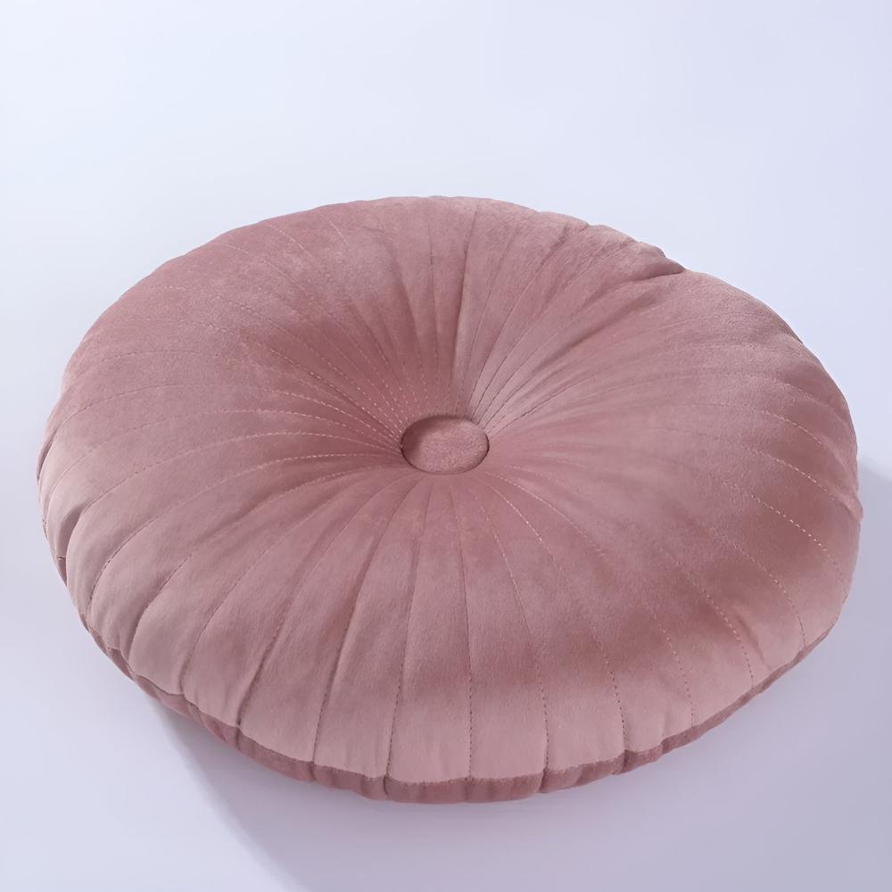 Pumpkin Plush Cushion Dark Pink
