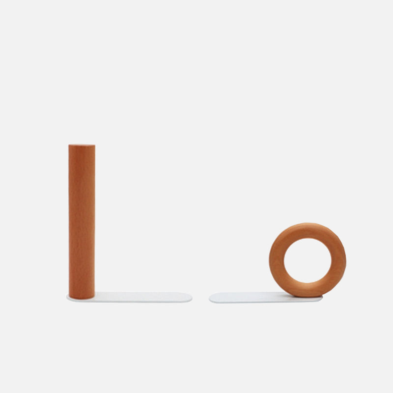 Donut & Stick Book Stand Double Circle Straight