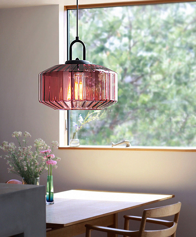Dragon Fly Glass LED Pendant Light
