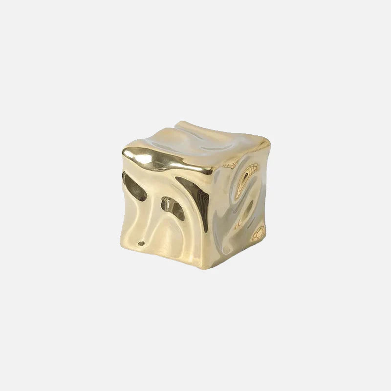 Draped Cube Ornament