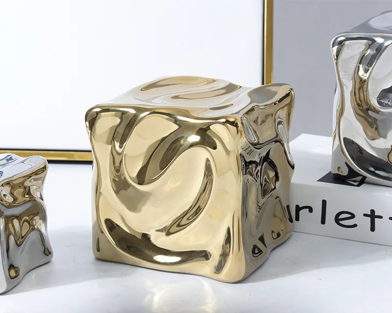 Draped Cube Ornament