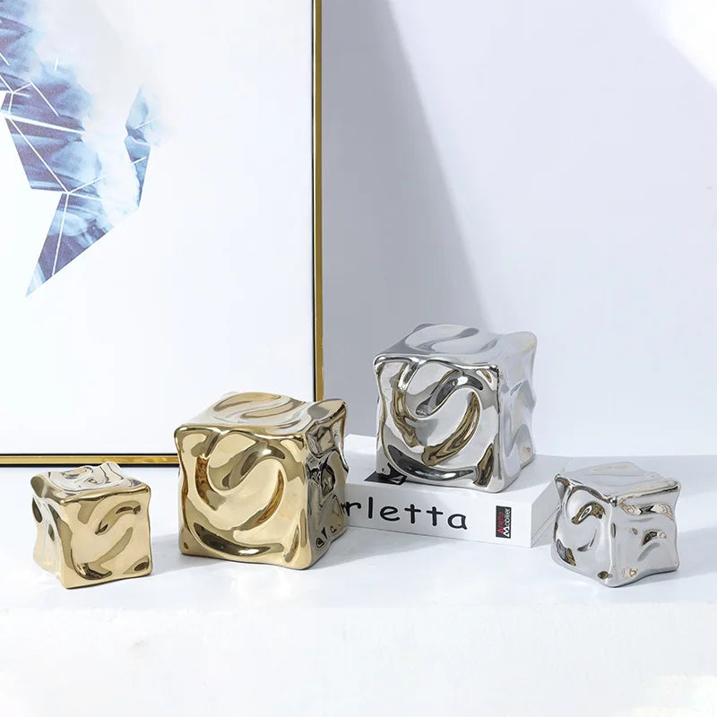 Draped Cube Ornament