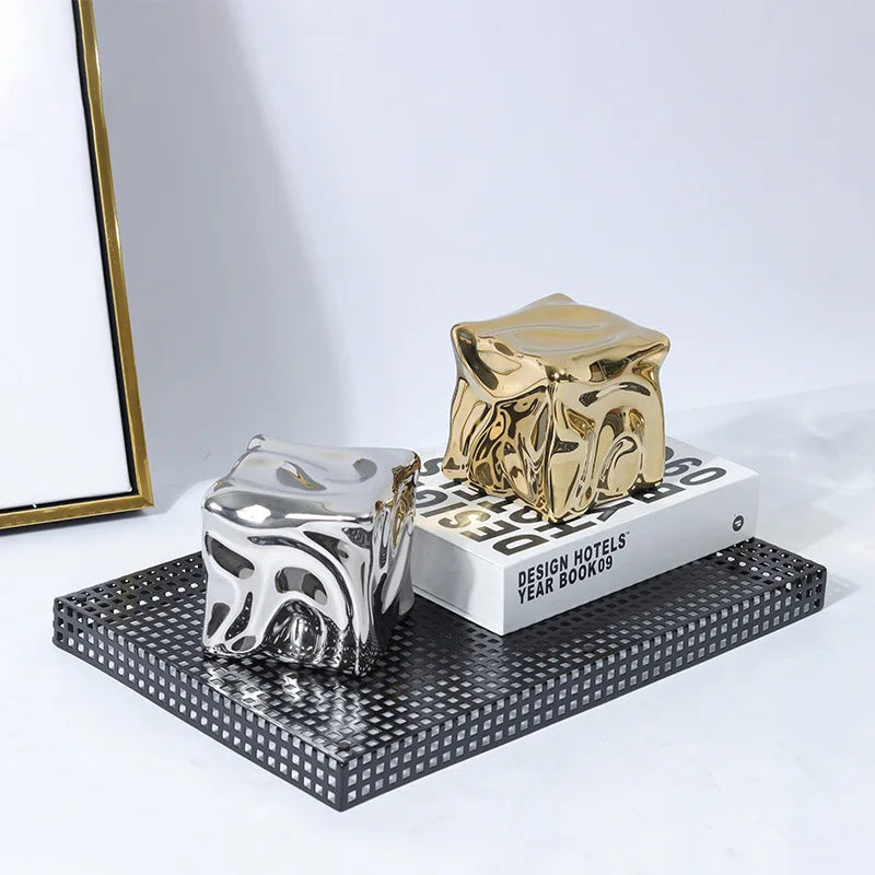 Draped Cube Ornament
