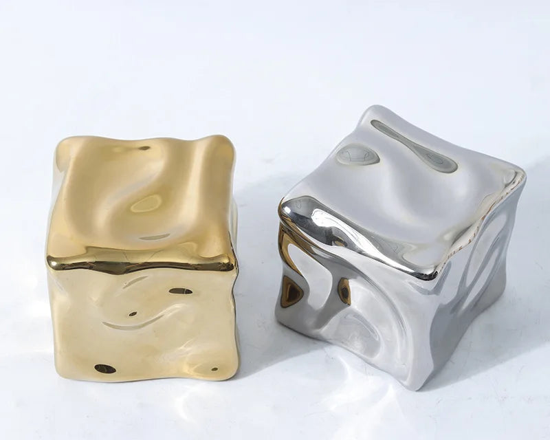 Draped Cube Ornament