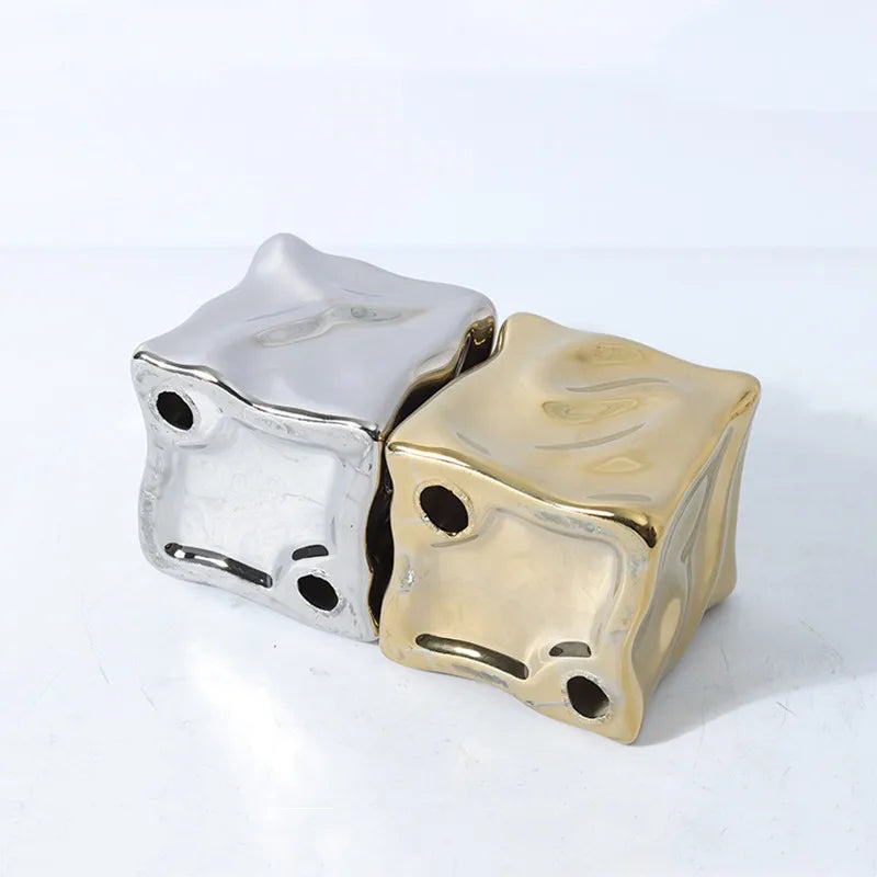 Draped Cube Ornament