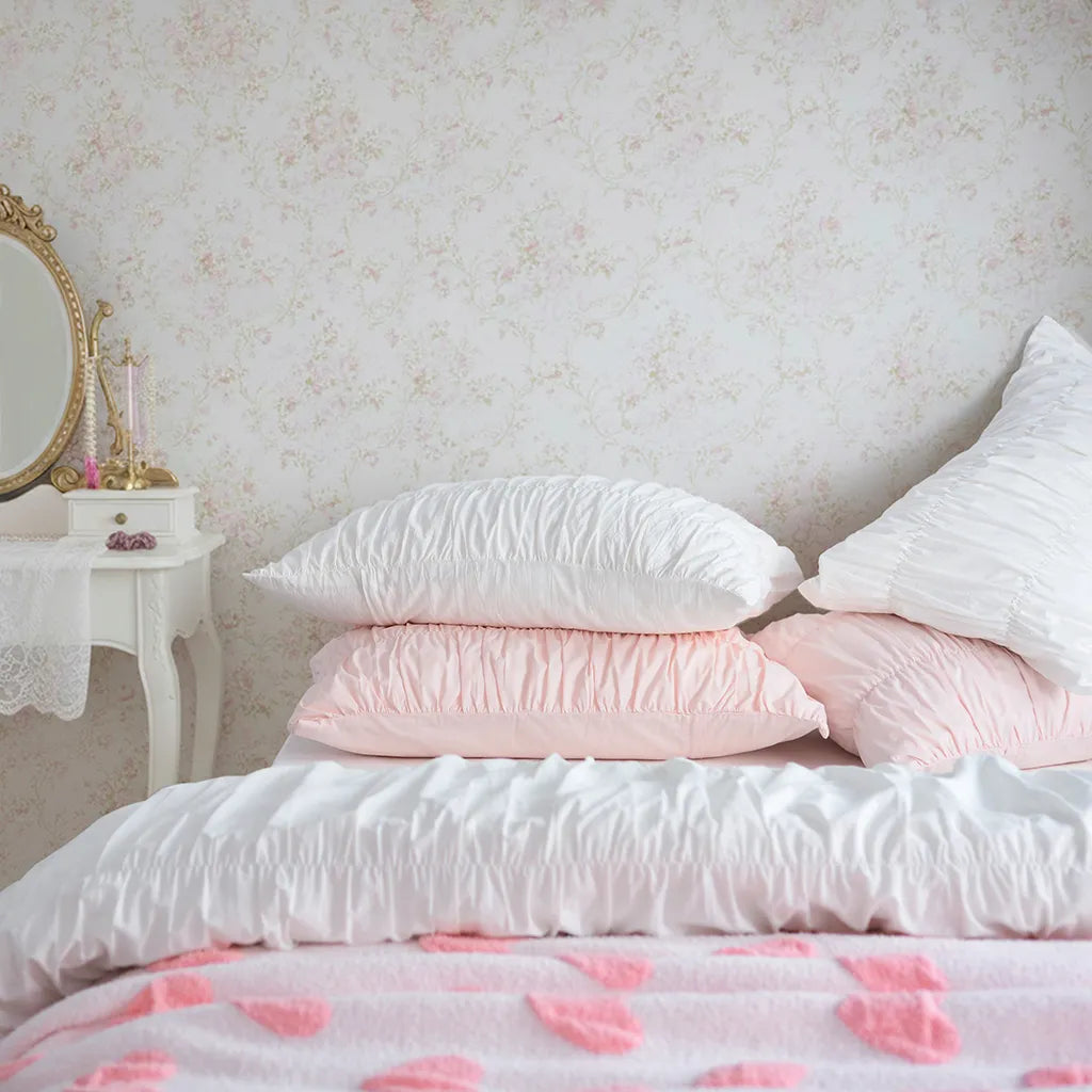 Dreamy Cinched Duvet Cover White