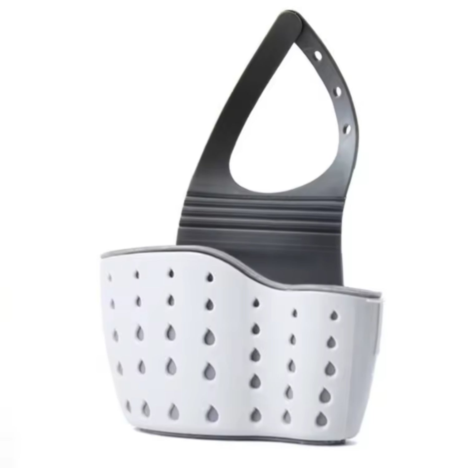 Dry Ease Silicone Drainer Organizer Classic White