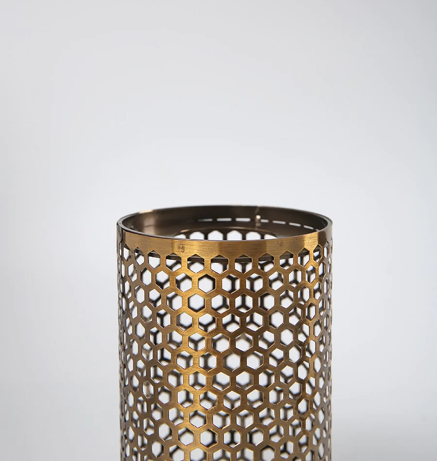 Duo Honeycomb Double Head Glass Wall Lamp