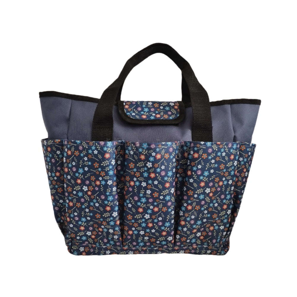 Durable Multi-Purpose Gardening Tool Storage Bag Midnight Meadow