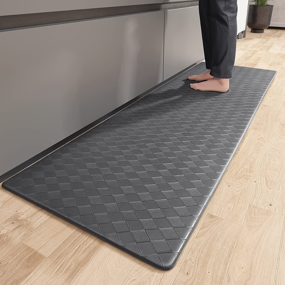 Cushioned Comfort Kitchen Mat | Non-Slip Runner Mat Gray