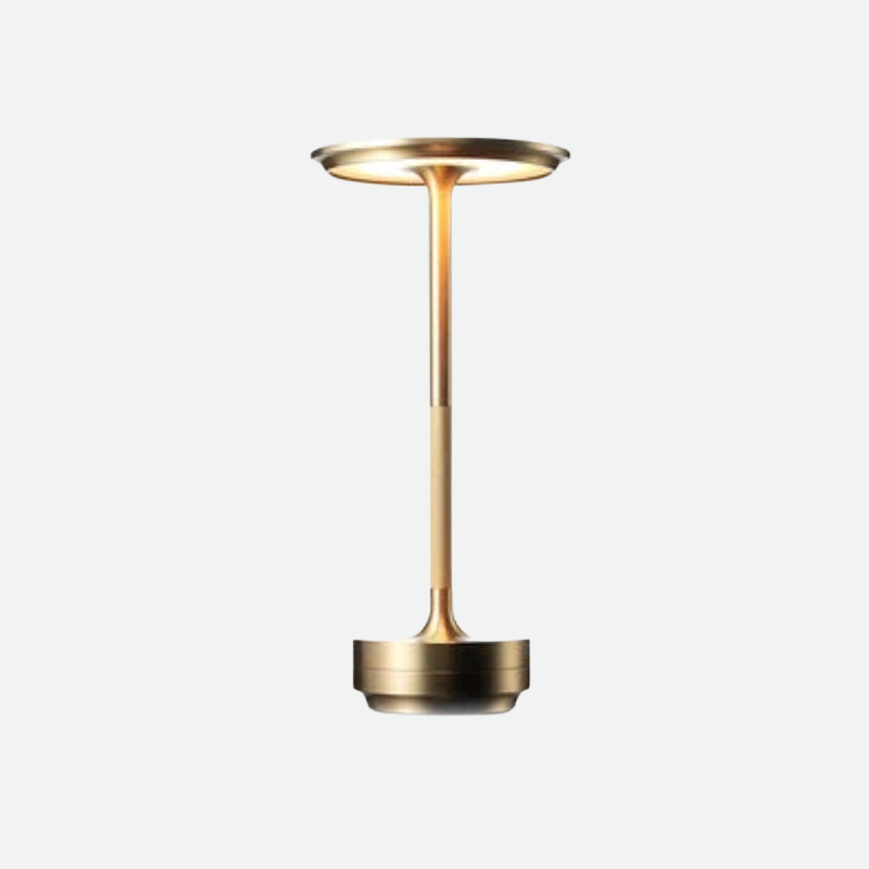 Dynamo LED Portable Table Lamp Gold Table Lamp