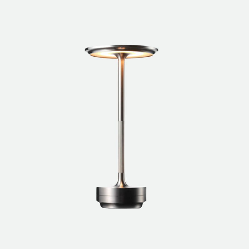 Dynamo LED Portable Table Lamp Silver Table Lamp