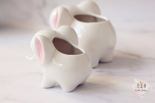 Ceramic Elephant Plant Pot