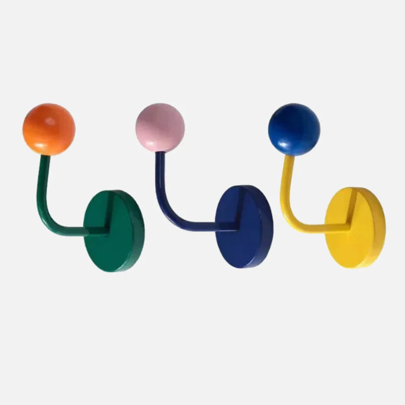Metal Eames Dot Hook Magnet 3pcs