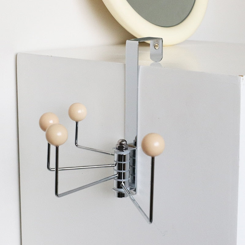Eames Dot Metal Over Door Hook Beige 4 Hook