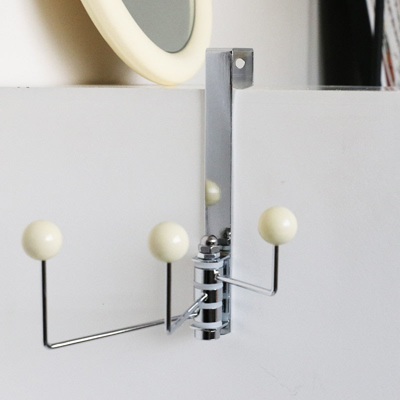 Eames Dot Metal Over Door Hook White 3 Hook