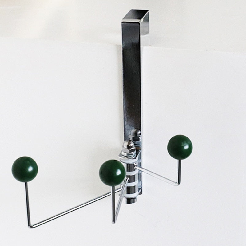 Eames Dot Metal Over Door Hook Green 3 Hook