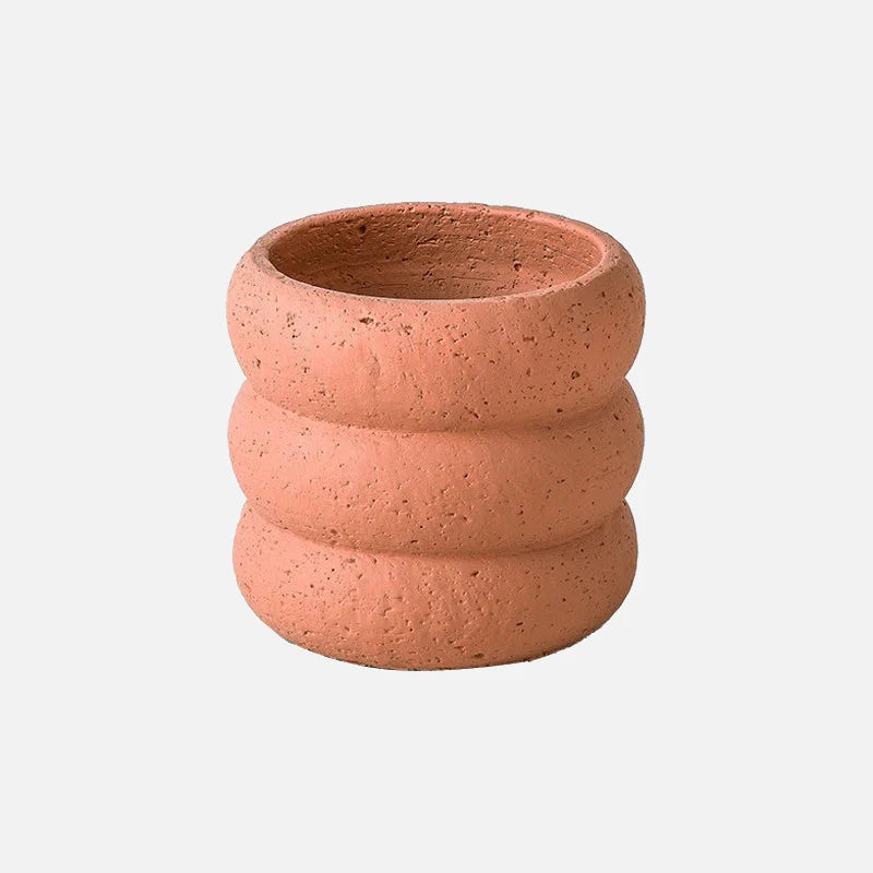 Earth Rounds Planters Red Clay