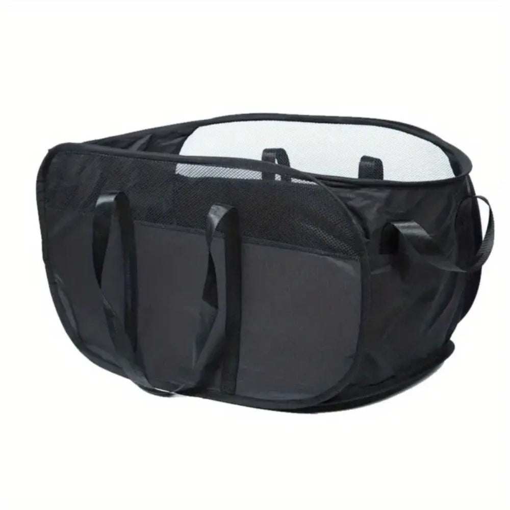 Easy Move Carry Laundry Basket Black