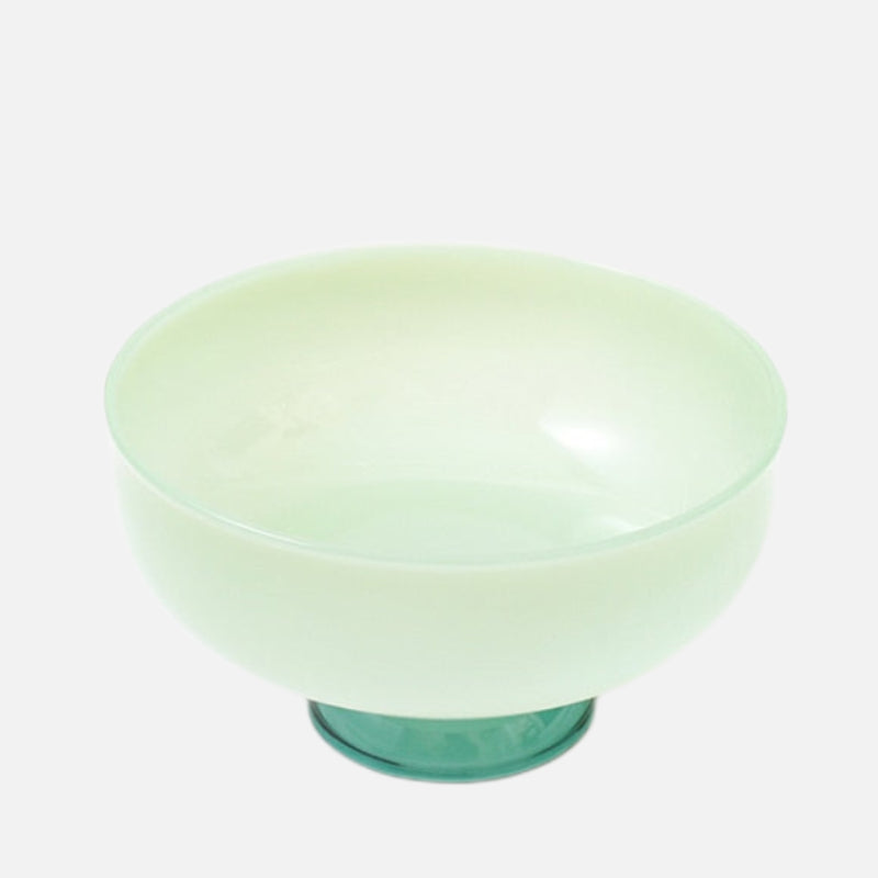 Ela Glass Ice Cream Bowl Coupes & Spoon White Bowl