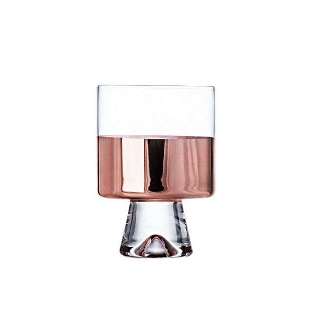 Elegance Glassware Rose Gold Cup