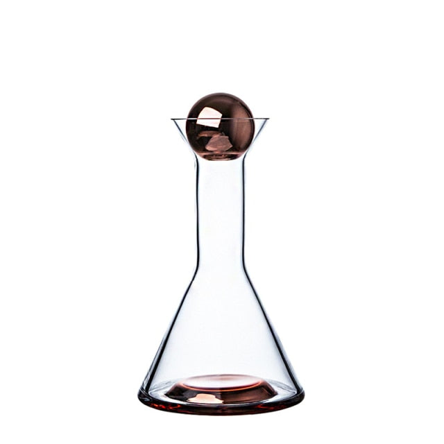 Elegance Glassware Rose Gold Decanter