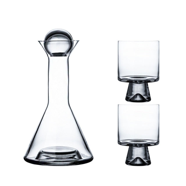Elegance Glassware Grey Set