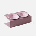 Elevated Dual Ceramic Pet Feeder