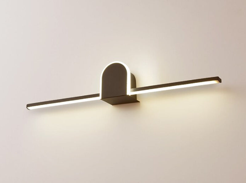 Ellie LED Linear Wall Lamp Arch Black